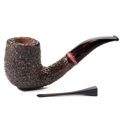 Pipa Brebbia Logo Rocciata Mod. 6022 Bent Billiard