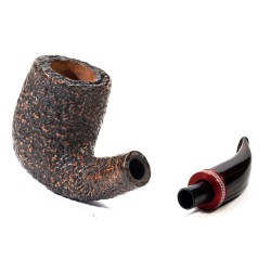 Pipa Brebbia Logo Rocciata Mod. 6022 Bent Billiard