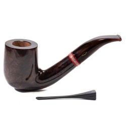 Pipe Brebbia Logo Noce Mod. 6022 Bent Billiard