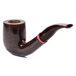Pipe Brebbia Logo Noce Mod. 6022 Bent Billiard