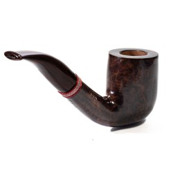 Pipe Brebbia Logo Noce Mod. 6022 Bent Billiard