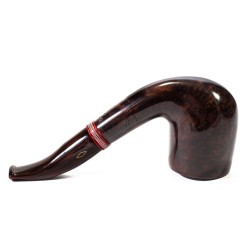 Pipe Brebbia Logo Noce Mod. 6022 Bent Billiard