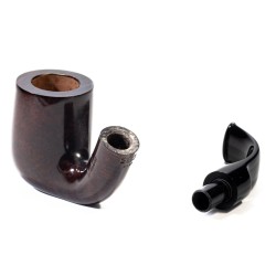 Pipe Brebbia Stand-Up Noce Model 2863 Bent Billiard