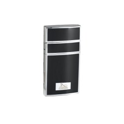 Lubinski Mantova Jet Flame Chrome Black Lighter