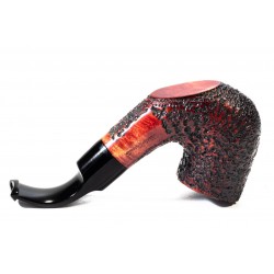 Pipe Mastro Geppetto Rusticated Bent Billiard