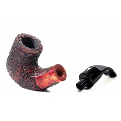 Pipe Mastro Geppetto Rusticated Bent Billiard