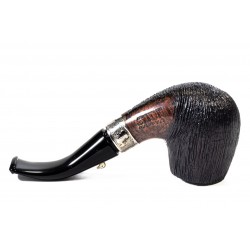 Pipe L'Anatra Dalle Uova D'Oro Brushed Bent Billiard