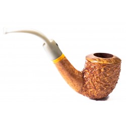 Pipe Luigi Viprati Rusticated Natural Bent