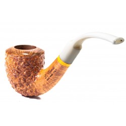 Pipe Luigi Viprati Rusticated Natural Bent