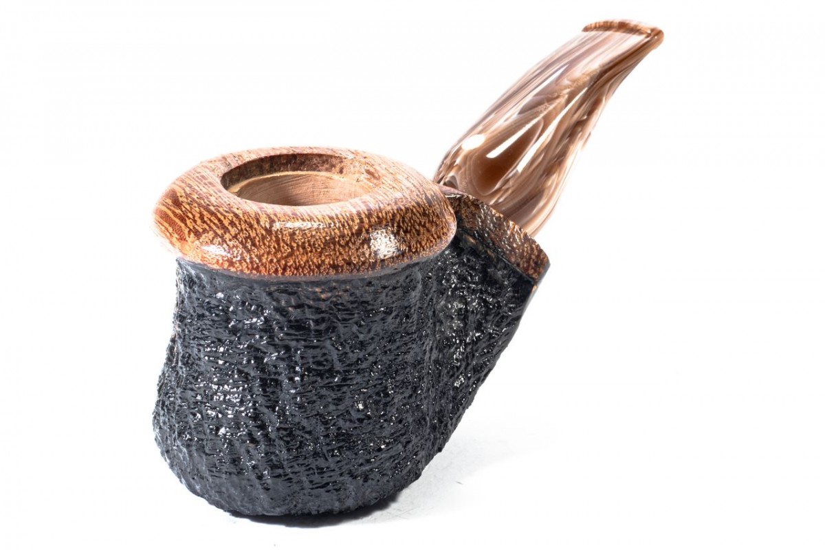 Pipa Armellini Botero Rusticata Chubby Bent Pot Pipa Armellini Botero Rusticata Chubby Bent Pot