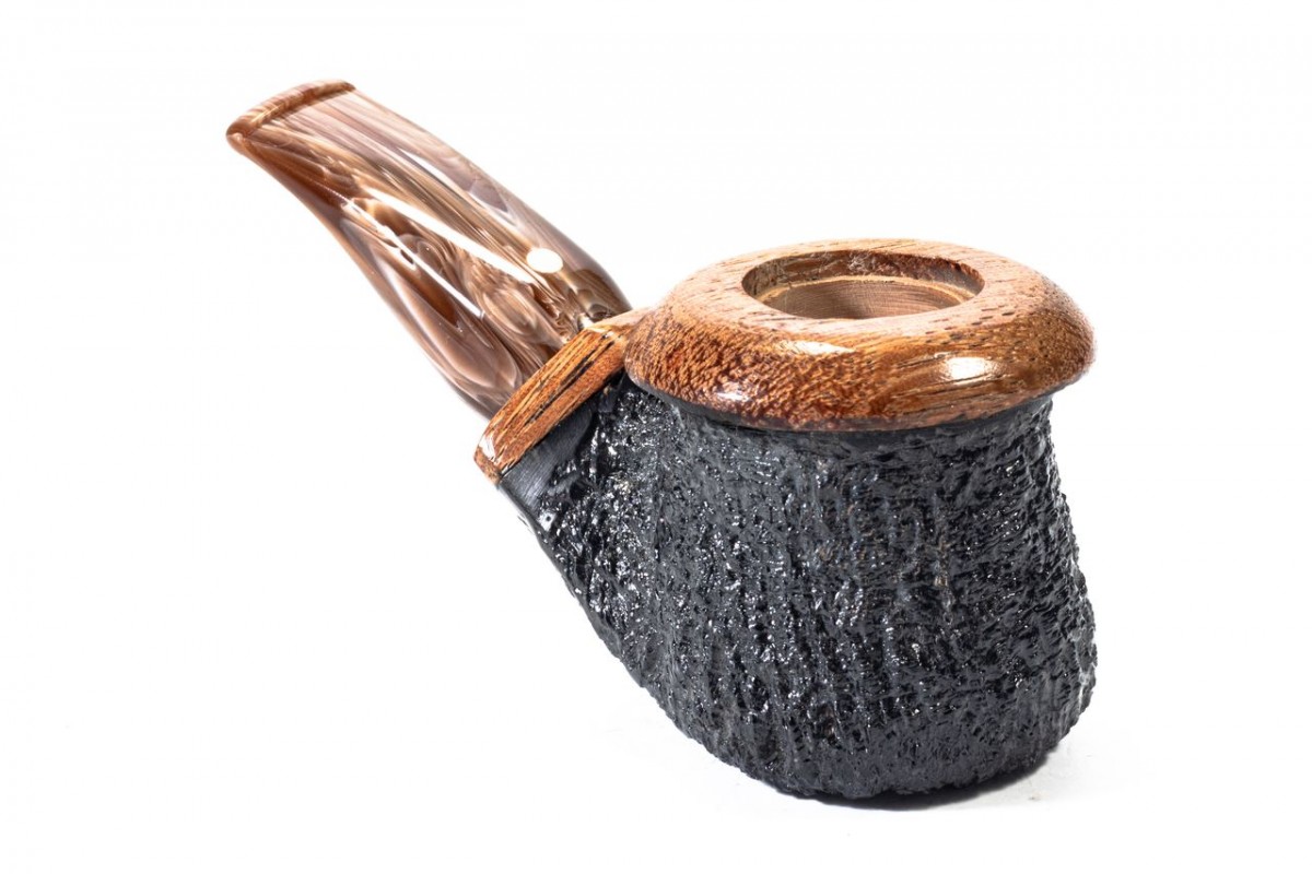 Pipa Armellini Botero Rusticata Chubby Bent Pot Pipa Armellini Botero Rusticata Chubby Bent Pot