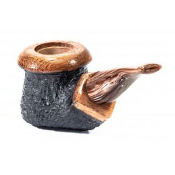 Pipe Armellini Botero Rusticated Chubby Bent Pot