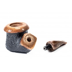 Pipe Armellini Botero Rusticated Chubby Bent Pot