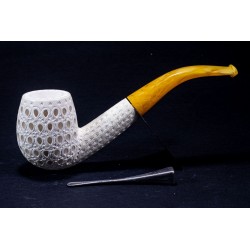 Pipa in Schiuma di Mare Lubinski Bent Billiard