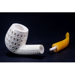 Pipa in Schiuma di Mare Lubinski Bent Billiard