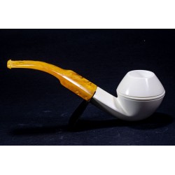 Meerschaum Pipe Lubinski B 216 Bent Bulldog