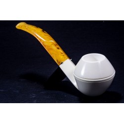 Meerschaum Pipe Lubinski B 216 Bent Bulldog