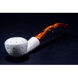 Meerschaum Pipe Brebbia B 204 Bent Rhodesian
