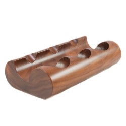 Pipe Stand Lubinski "Round" in Walnut - 3 Places