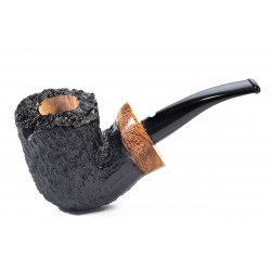 Pipe Armellini Botero Rusticated Chubby Bent Billiard