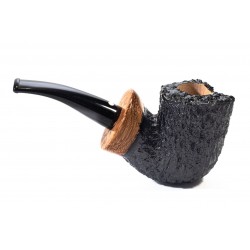Pipe Armellini Botero Rusticated Chubby Bent Billiard