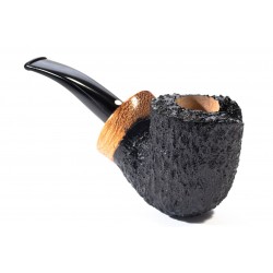Pipe Armellini Botero Rusticated Chubby Bent Billiard