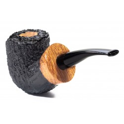 Pipe Armellini Botero Rusticated Chubby Bent Billiard
