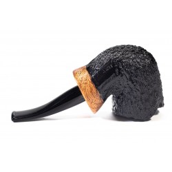 Pipe Armellini Botero Rusticated Chubby Bent Billiard