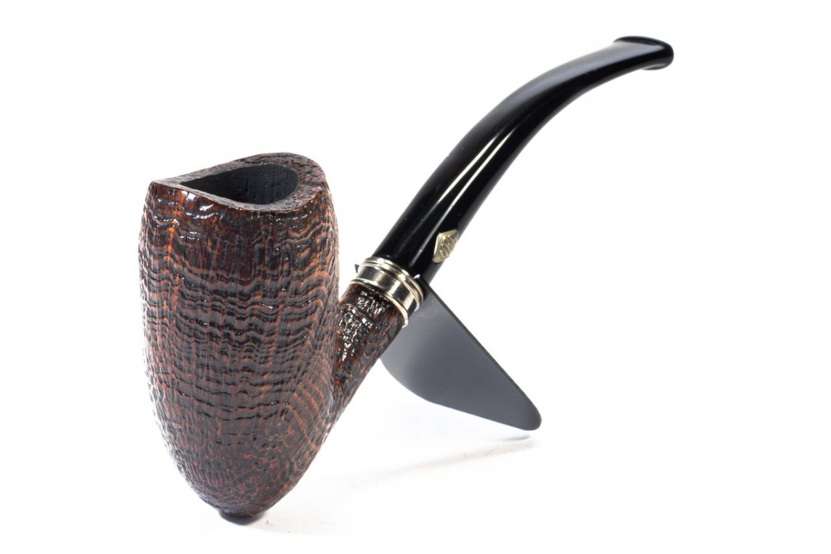Pipe Brebbia Vintage Sandb. Mod. 56 Bent Chimney Pipe Brebbia Vintage Sandb. Mod. 56 Bent Chimney