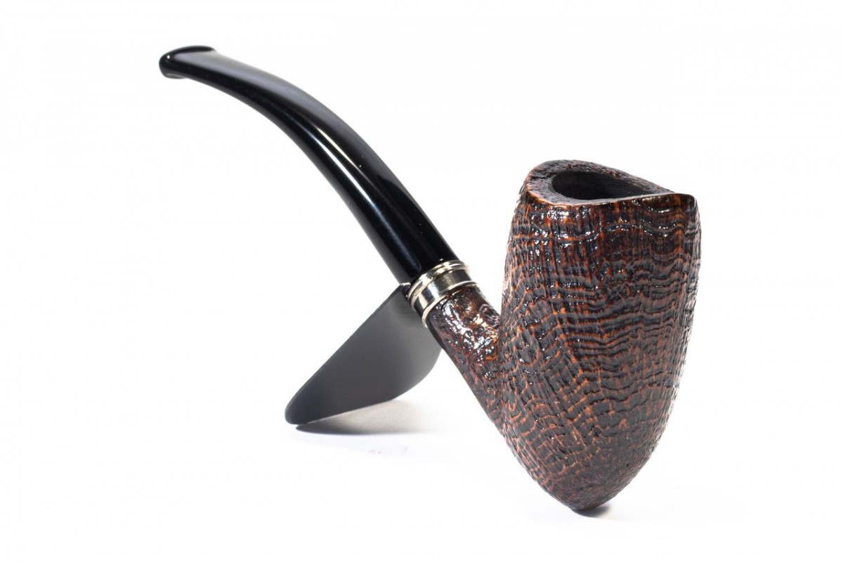 Pipe Brebbia Vintage Sandb. Mod. 56 Bent Chimney Pipe Brebbia Vintage Sandb. Mod. 56 Bent Chimney
