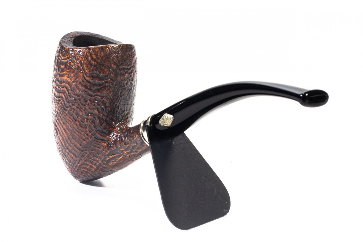 Pipe Brebbia Vintage Sandb. Mod. 56 Bent Chimney Pipe Brebbia Vintage Sandb. Mod. 56 Bent Chimney