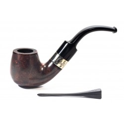 Briar Pipe Peterson Aran Bent Billiard (221)