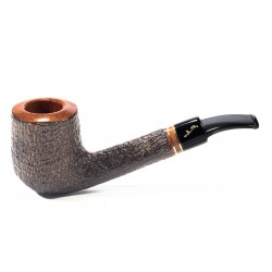 Pipa Savinelli Autograph Sabbiata Bent Billiard