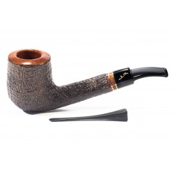 Pipa Savinelli Autograph Sabbiata Bent Billiard