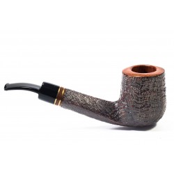 Pipa Savinelli Autograph Sabbiata Bent Billiard