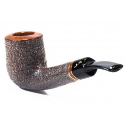 Pipa Savinelli Autograph Sabbiata Bent Billiard