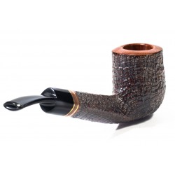 Pipa Savinelli Autograph Sabbiata Bent Billiard