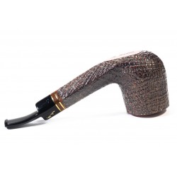 Pipa Savinelli Autograph Sabbiata Bent Billiard