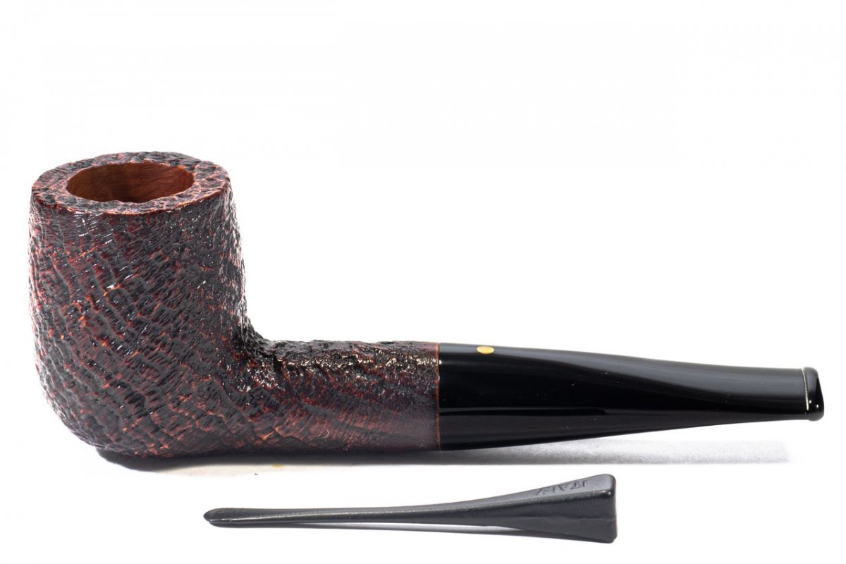 Pipe Savinelli Punto Oro Gold Sandblasted Billiard Pipe Savinelli Punto Oro Gold Sandblasted Billiard