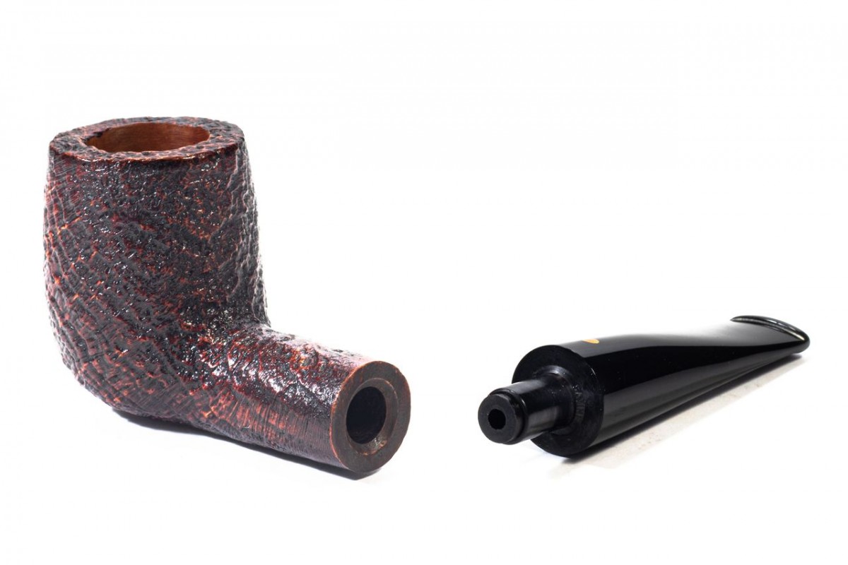 Pipe Savinelli Punto Oro Gold Sandblasted Billiard Pipe Savinelli Punto Oro Gold Sandblasted Billiard