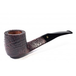Pipe Savinelli Punto Oro Gold Sandblasted Bent Pot