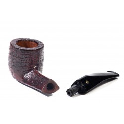Pipe Savinelli Punto Oro Gold Sandblasted Bent Pot