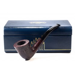 Pipe Savinelli Punto Oro Gold Sandblasted Bent Dublin