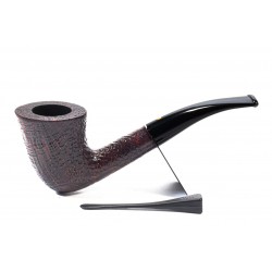 Pipe Savinelli Punto Oro Gold Sandblasted Bent Dublin