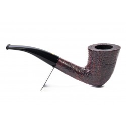 Pipe Savinelli Punto Oro Gold Sandblasted Bent Dublin