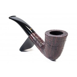 Pipe Savinelli Punto Oro Gold Sandblasted Bent Dublin