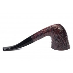 Pipe Savinelli Punto Oro Gold Sandblasted Bent Dublin
