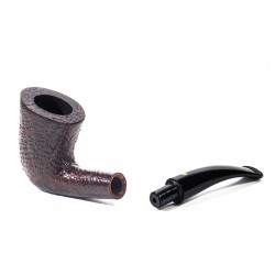 Pipe Savinelli Punto Oro Gold Sandblasted Bent Dublin