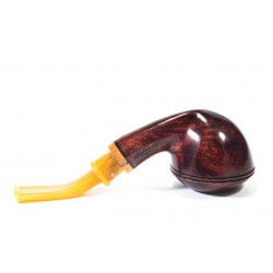 Briar Pipe Santambrogio Red Smooth Bent Rhodesian