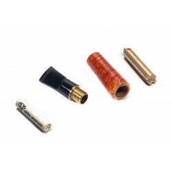 Toscano Cigar Mouthpiece in Acrylic and Briar